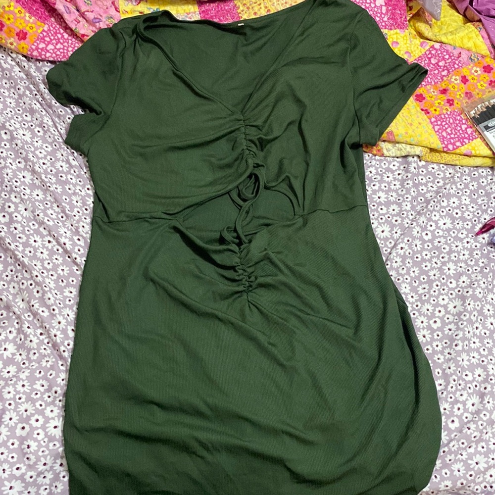 Green dress